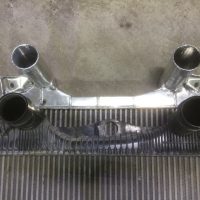 Замена верхнего бочка интеркулера Ман